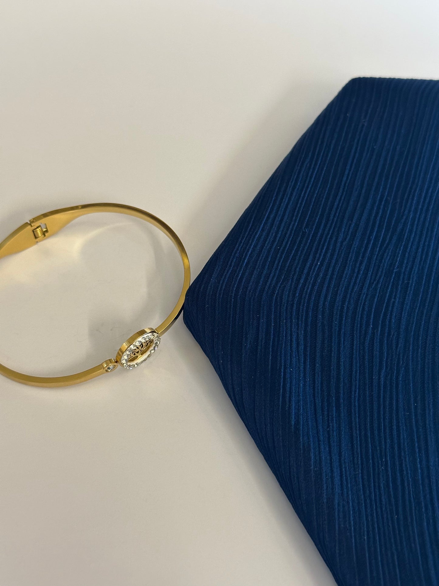 Tree Stones Bangle - Stainless Steel - Mairaj's Hub