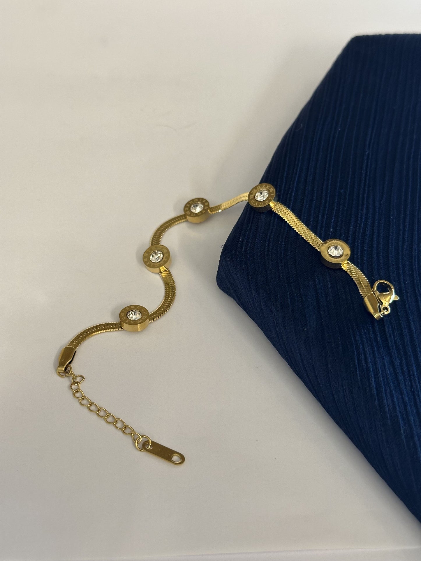 CRTR Stone Snake Bracelet - Stainless Steel - Mairaj's Hub