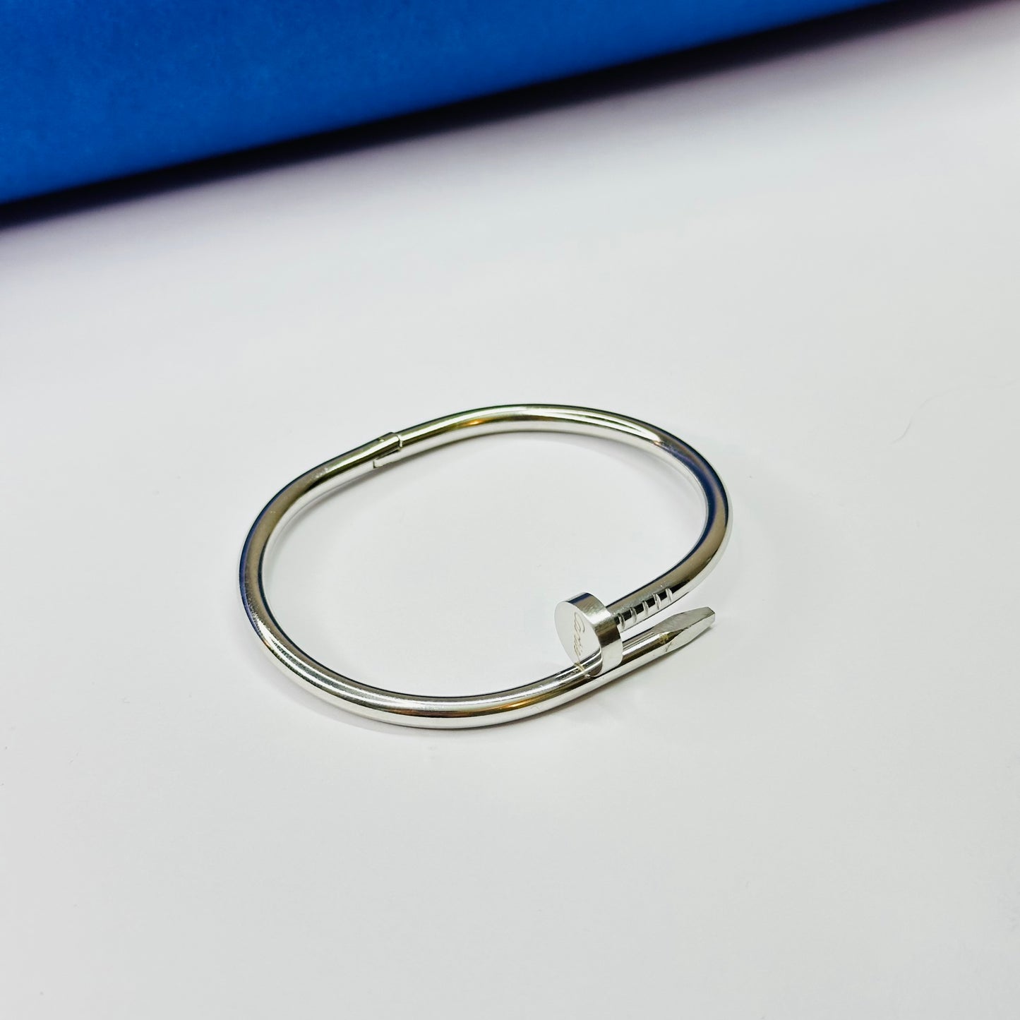 CRTR Nail Bangle Silver - Stainless Steel