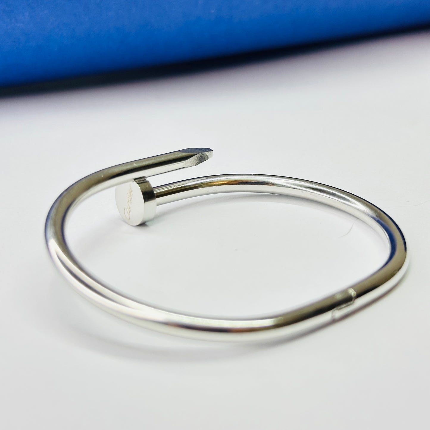 CRTR Nail Bangle Silver - Stainless Steel