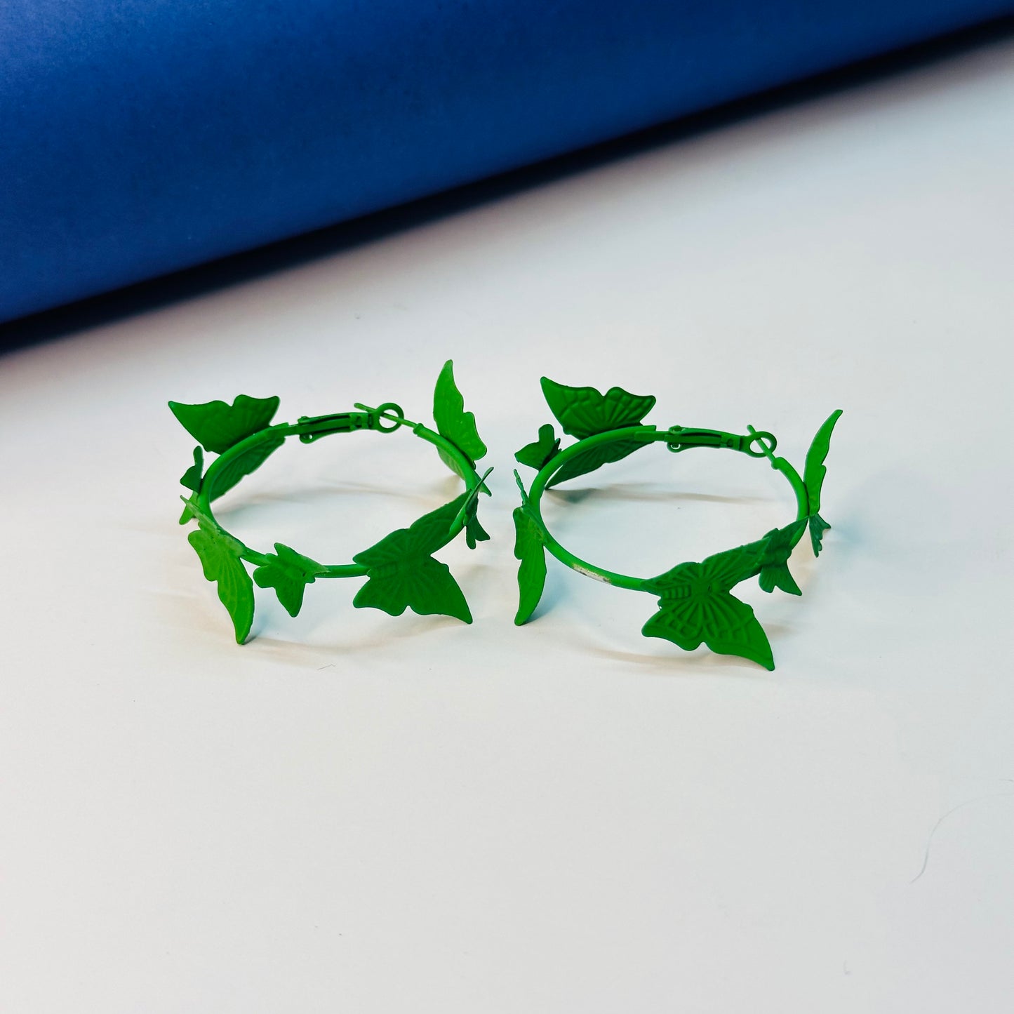 Butterfly Hoop Earrings