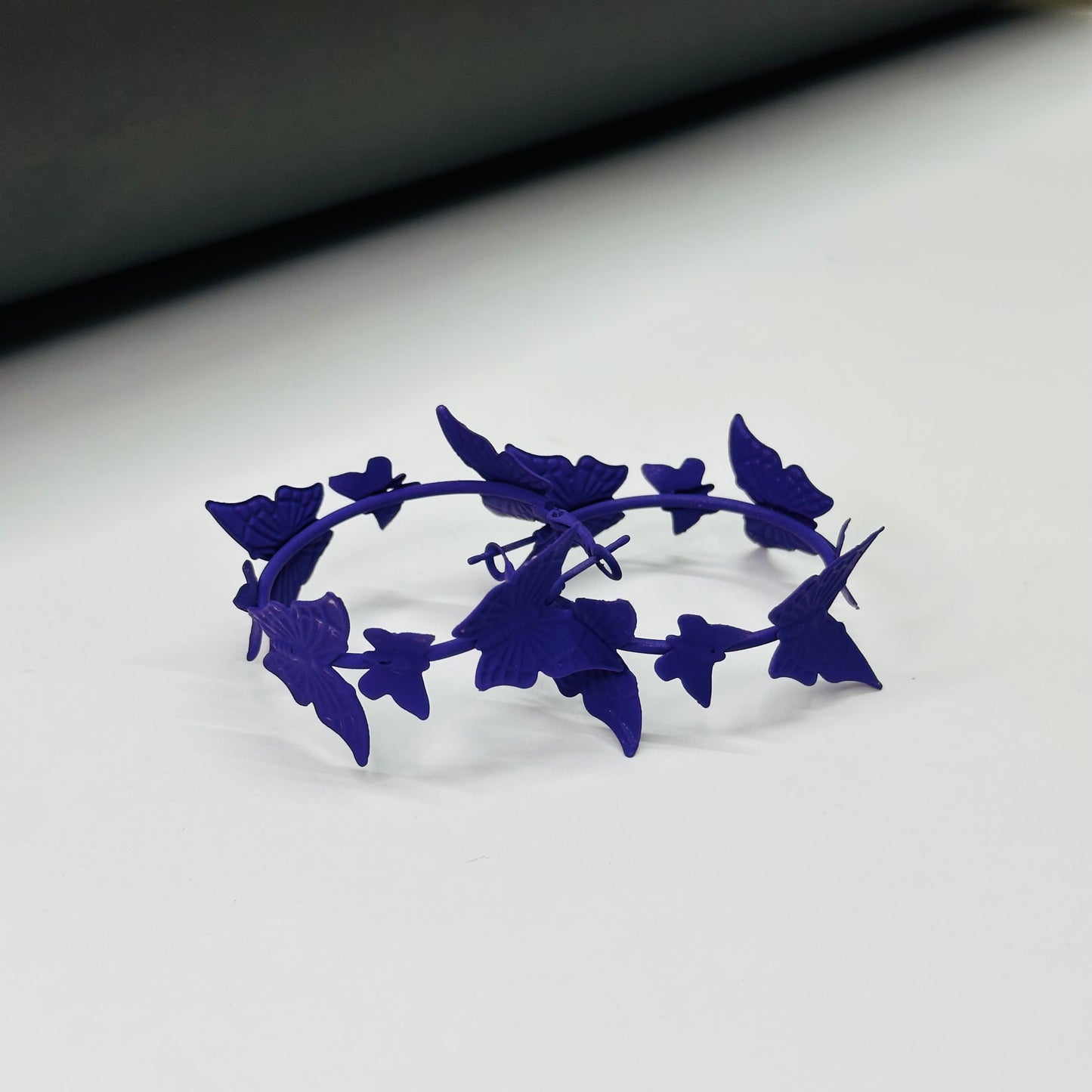 Butterfly Hoop Earrings