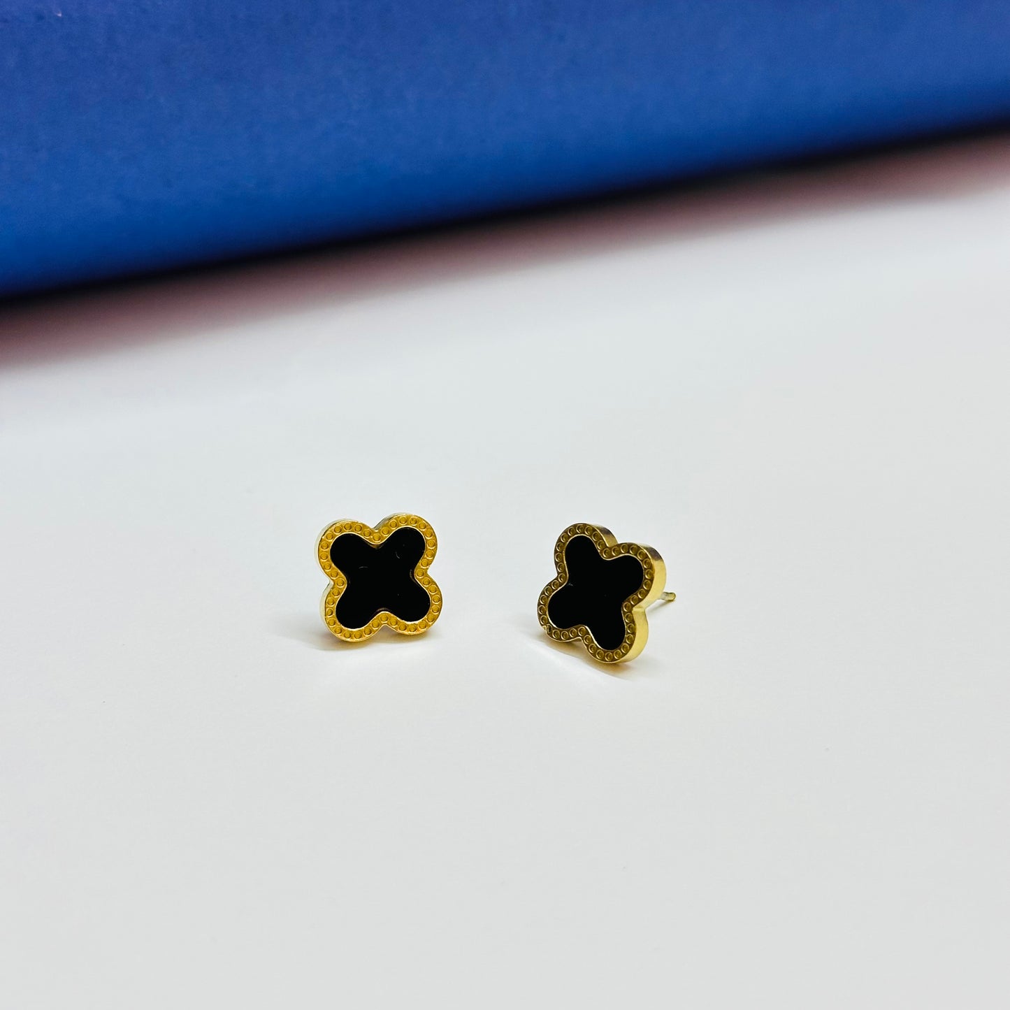 Multicolor Clover Earrings - Stainless Steel