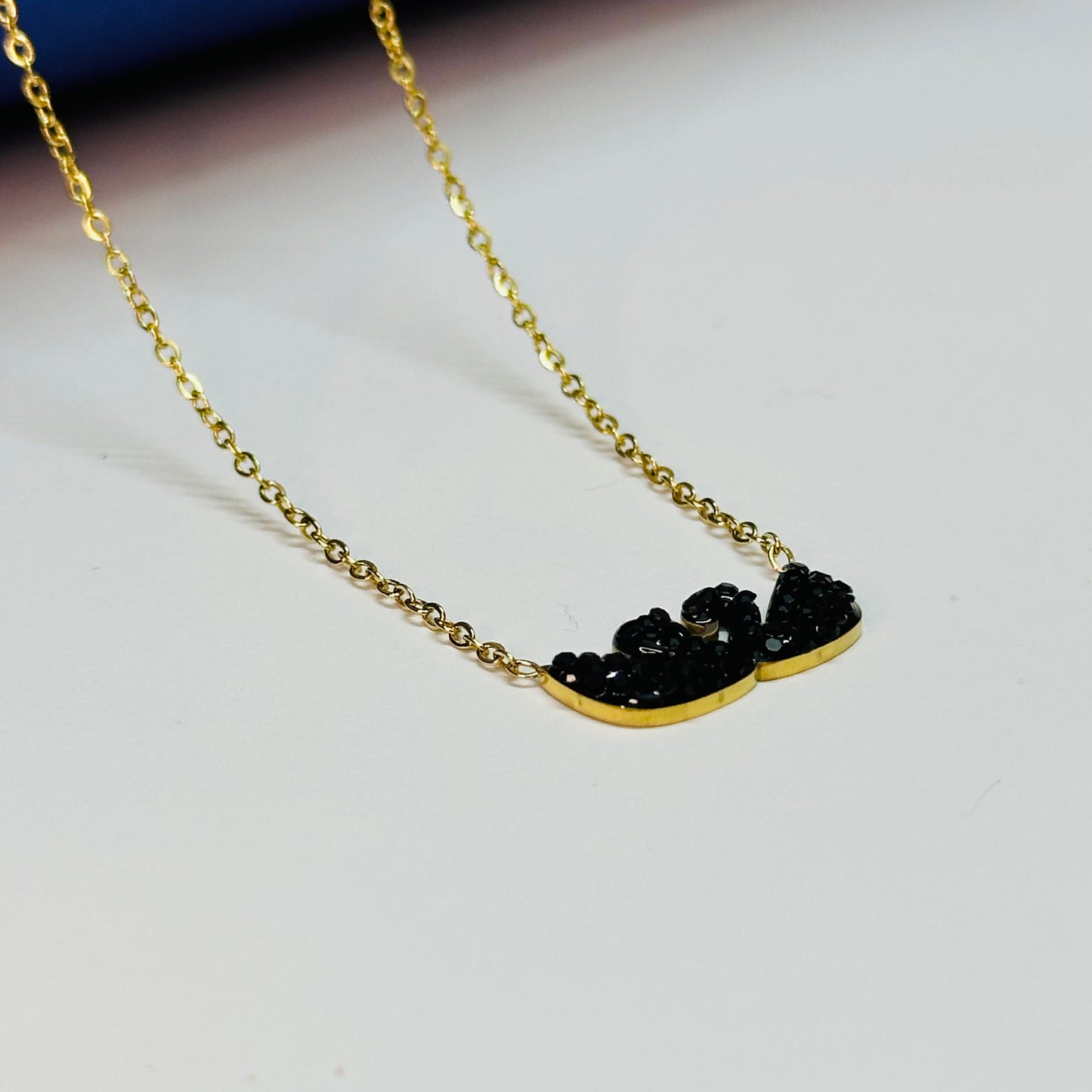 Double Swan Necklace - Stainless Steel