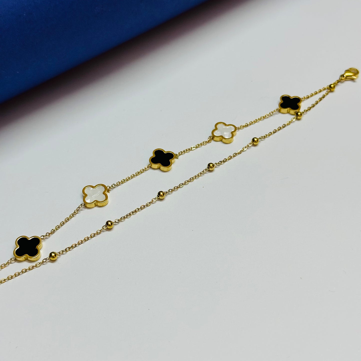 Clover Premium Bracelet Double Sided - Stainless Steel