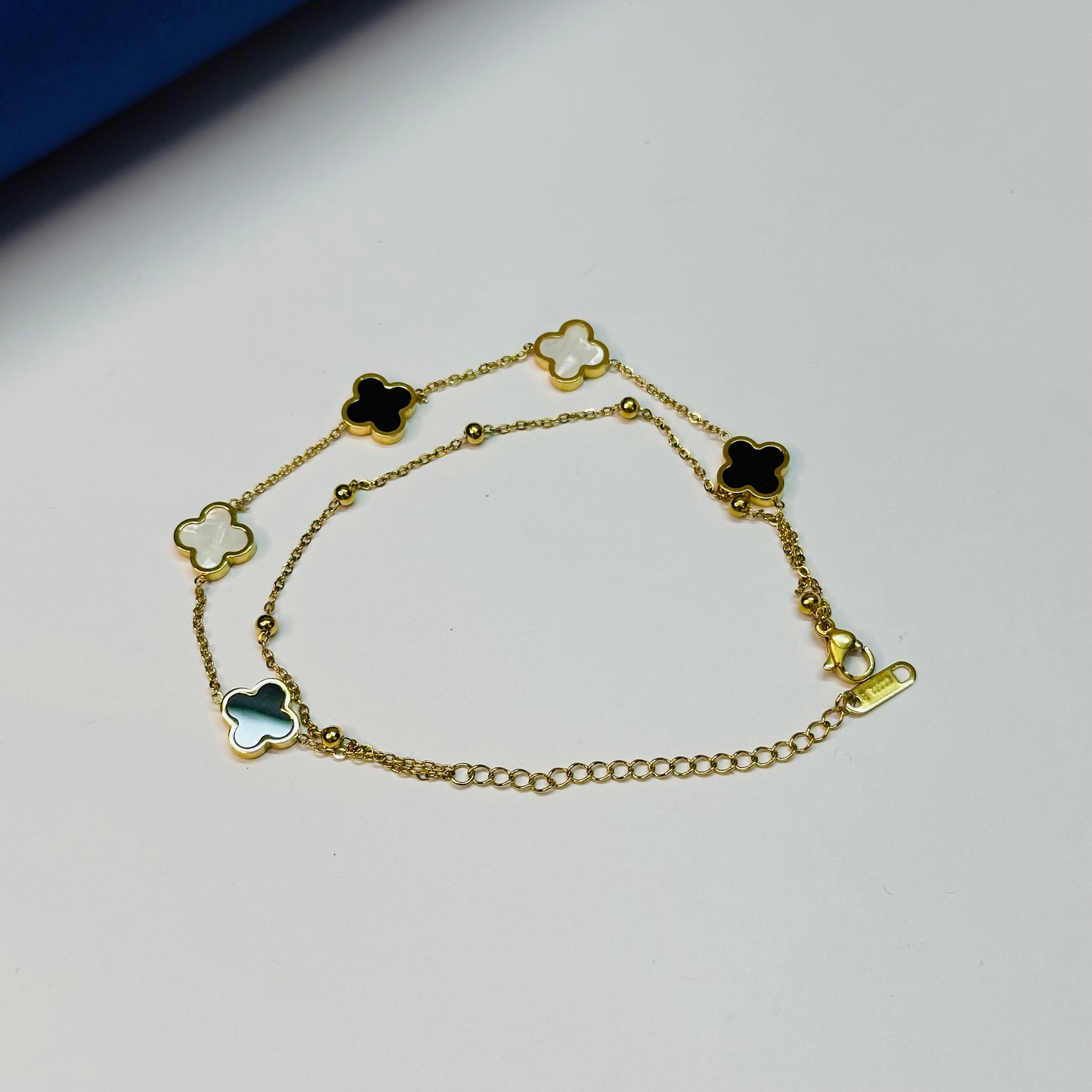 Clover Premium Bracelet Double Sided - Stainless Steel
