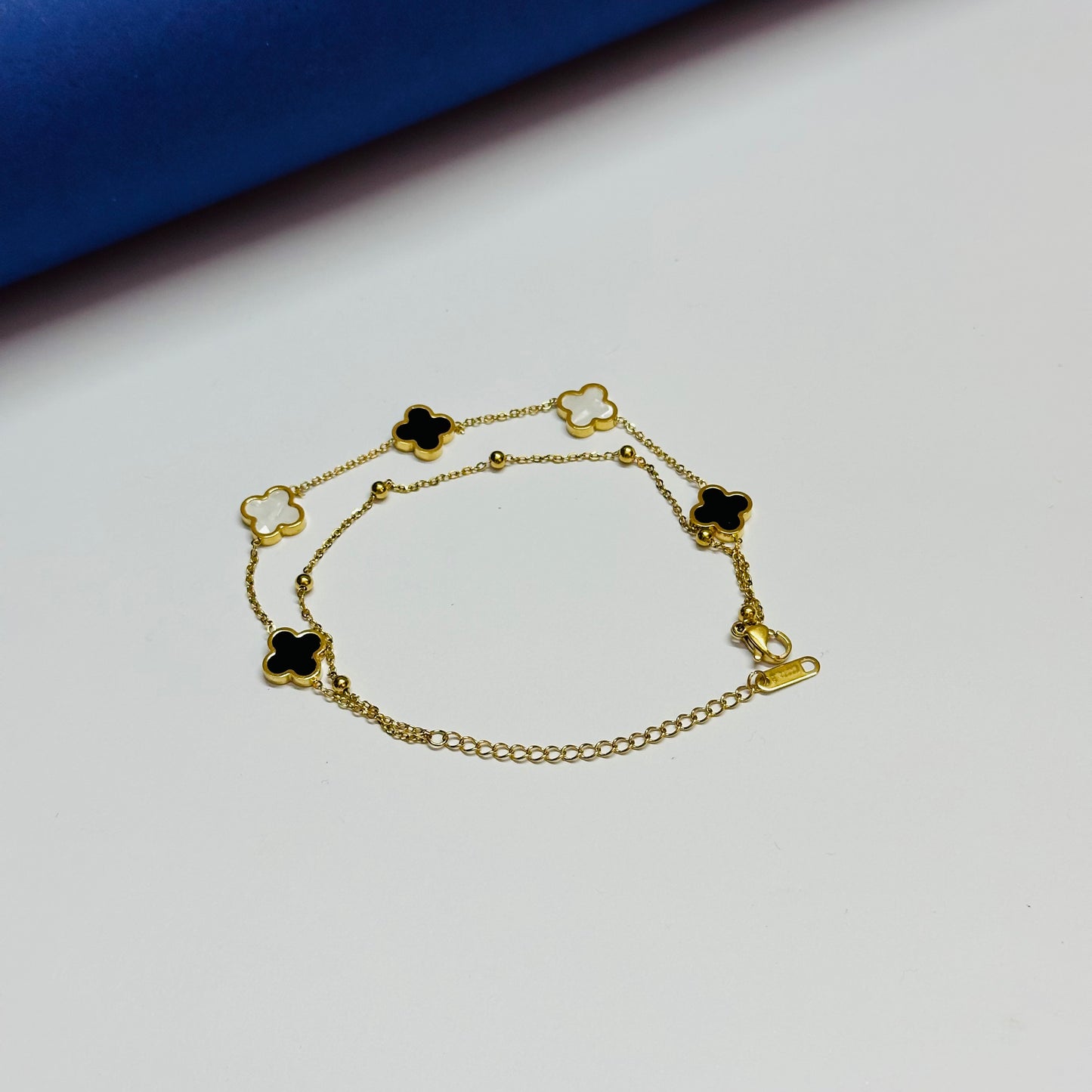 Clover Premium Bracelet Double Sided - Stainless Steel