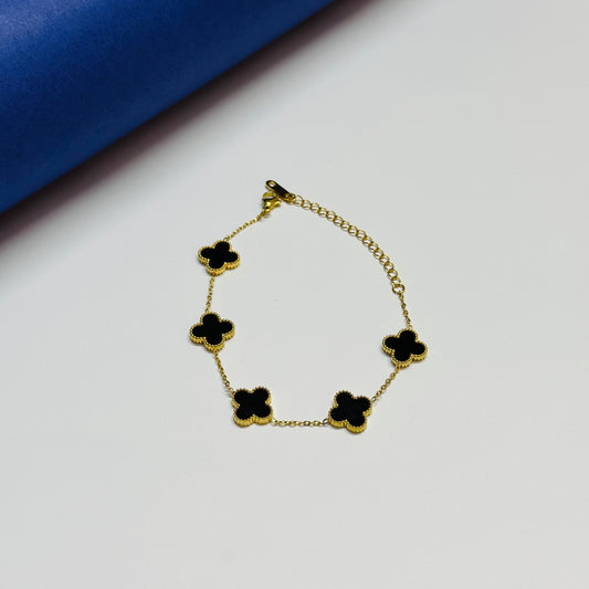 Black Clover Premium Bracelet - Stainless Steel